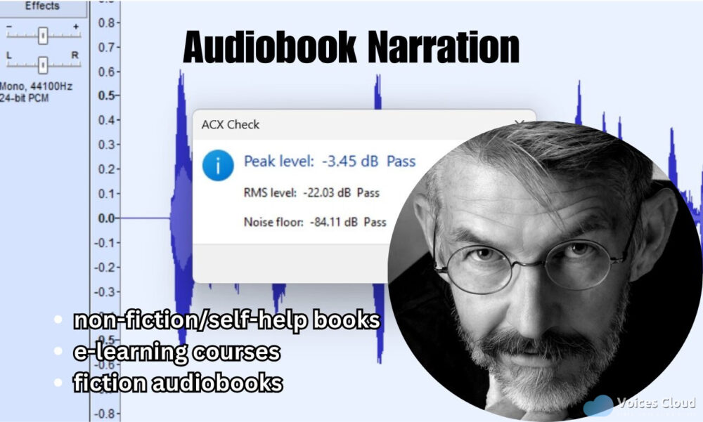 80538English (UK) audiobook e-learning narration